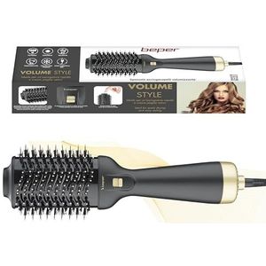 Beper P301PIS100 - Keramische Krulborstel - Haarborstel - Stylingborstel - Föhnborstel - Keramische Borstel - 1300W - Zwart