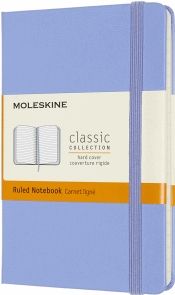 Moleskine Notizbuch Pocket A6 liniert Hardcover 96 Blatt hortensienbla