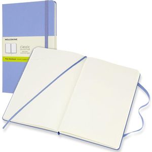 MOLESKINE Notizbuch Classic Collection fester Einband ca. DIN A5 blanko, hortensienblau Hardcover 240 Seiten