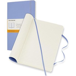 Moleskine Classic Notitieboek - Large - Softcover - Gelinieerd - Hortensia Blauw