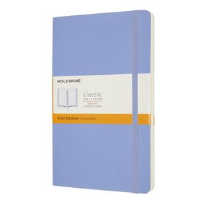 Moleskine Classic Notitieboek - Large - Softcover - Gelinieerd - Hortensia Blauw