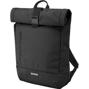 Moleskine Metro RollTop ET20FMTRBKBK PC rugzak voor computer, laptop, laptop en iPad tot 15 inch (38 x 15 x 50 cm) zwart