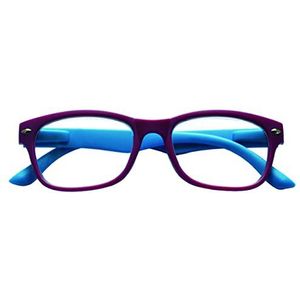 i.o.i. industrie ottiche italiane srl Speed leesbril, blauw-blauw, standaard unisex volwassenen, blauw-lichtblauw., Eén maat