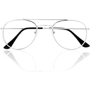 Prontoleggo Leesbril Prontoleggo Aviator zilver dioptrie +3,00-180 g