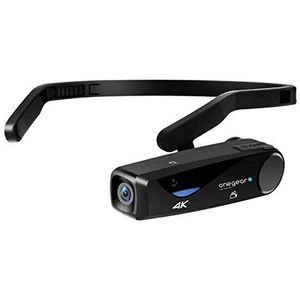 ONEGEARPRO VLOGGER CAM 4K 30fps POV CAM PRO stabilisator clip bevestiging vlog handsfree POV camcorder draagbare camera voor het opnemen en delen van wat je ziet of realiseert, zwart