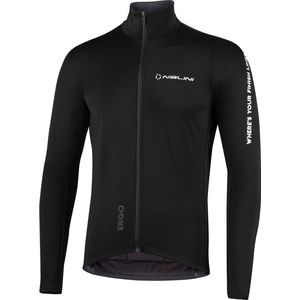 Nalini - New Carena - Fietsjack - Zwart - Winddicht Warm Wielrenjack