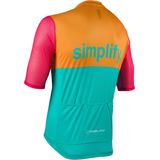 Nalini - Heren - Fietsshirt - Korte Mouwen - Wielrenshirt - Blauw - Oranje - NEW CLASSICA