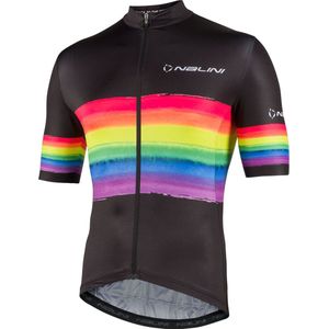 Nalini - Heren - Fietsshirt - Korte Mouwen - Wielrenshirt - Zwart - NEW SEOUL