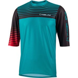 Nalini - Heren - Fietsshirt - Korte Mouwen - Wielrenshirt - Groen - Zwart - NEW HILL