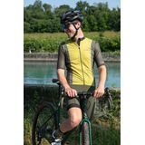 Nalini - Heren - Fietsshirt - Korte Mouwen - Wielrenshirt - Groen - NEW WOOL SS J - XS