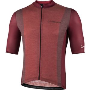 Nalini - Heren - Fietsshirt - Korte Mouwen - Wielrenshirt - Rood - NEW WOOL SS J