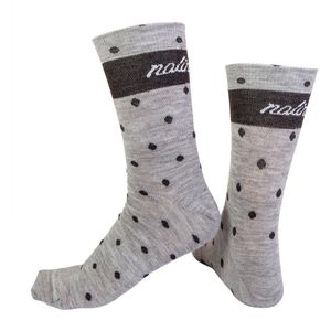 Nalini - WOOLLSOCKS(19) - Fietssokken - Grijs - Winter met Merino Wol - Thermo