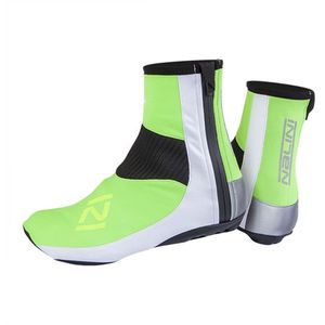 Nalini - GARA - Fietsoverschoenen - Groen - Winddicht Thermofleece