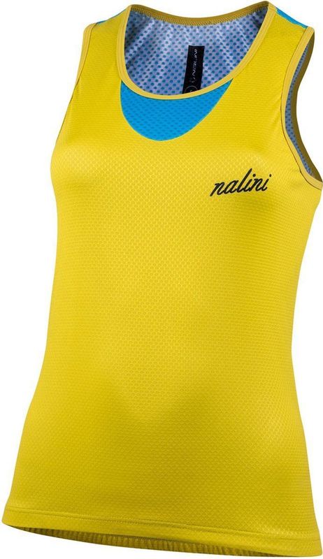 Nalini - TANK TOP LADY - Fietsshirt - Geel - Mouwloos