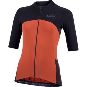 Nalini - Dames - Fietsshirt - Korte Mouwen - Wielrenshirt - Rood - Zwart - NEW SUN BLOCK LADY J