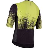 Nalini - Heren - Fietsshirt - Korte Mouwen - Wielrenshirt - Geel - Zwart - NEW ERGO LASER J