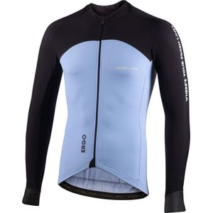 Nalini - Heren - Fietsshirt - Lange Mouwen - Wielrenshirt - Blauw - Zwart - ERGOXWARMJERSEY - XS
