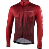 Nalini - Heren - Fietsshirt - Lange Mouwen - Wielrenshirt - Rood - Zwart - NEW LS FIT JERSEY