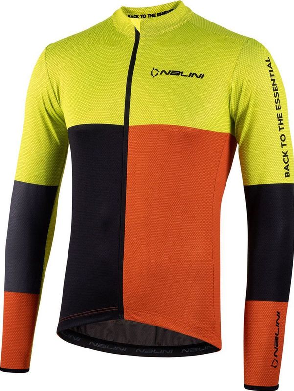 Nalini - NEW LS COFFEE JERSEY - Fietsshirt - Zwart - Lange Mouwen