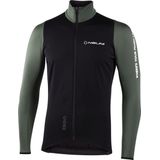 Nalini - Heren - Fietsjack winter - Winddicht Warm Wielrenjack - Groen - Zwart - NEW CARENA JKT2 - XS