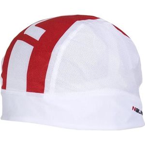 Nalini - Unisex - Fietspetje - Wielrenpet - WIt - Rood - PUREUNDERHELMET - one size