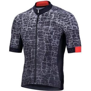 Nalini - Heren - Fietsshirt - Korte Mouwen - Wielrenshirt - Zwart - Rood - AISNARANCO2 0