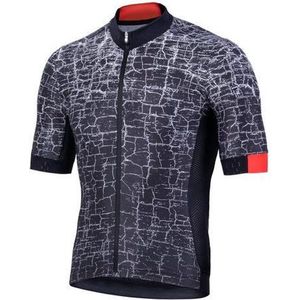Nalini - Heren - Fietsshirt - Korte Mouwen - Wielrenshirt - Zwart - Rood - AISNARANCO2 0