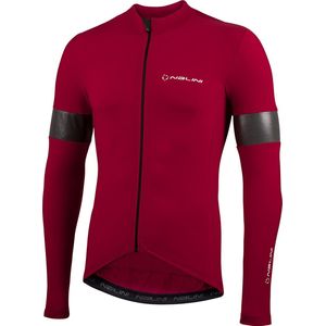 Nalini - Heren - Fietsshirt - Lange Mouwen - Wielrenshirt - Rood - WARMREFLEXJERSEY - S