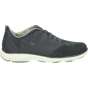 GEOX - NEBULA - Sneakers - Marineblauw - Katoen en Suède