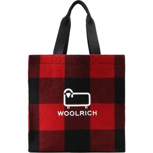 Woolrich, Tassen, Dames, Rood, ONE Size, Wol, Shopper tas