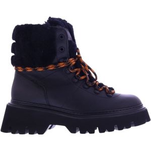 Woolrich Bont Enkellaarzen voor Dames , Black , Dames , Maat: 37 EU