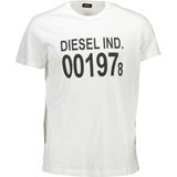 Heren Diesel T-Diego 001978 T-Shirt in Wit