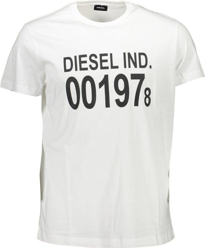 Heren Diesel T-Diego 001978 T-Shirt in Wit