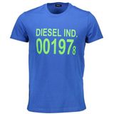 Heren Diesel T-DIEGO T-Shirt in Blauw