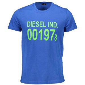 Heren Diesel T-DIEGO T-Shirt in Blauw