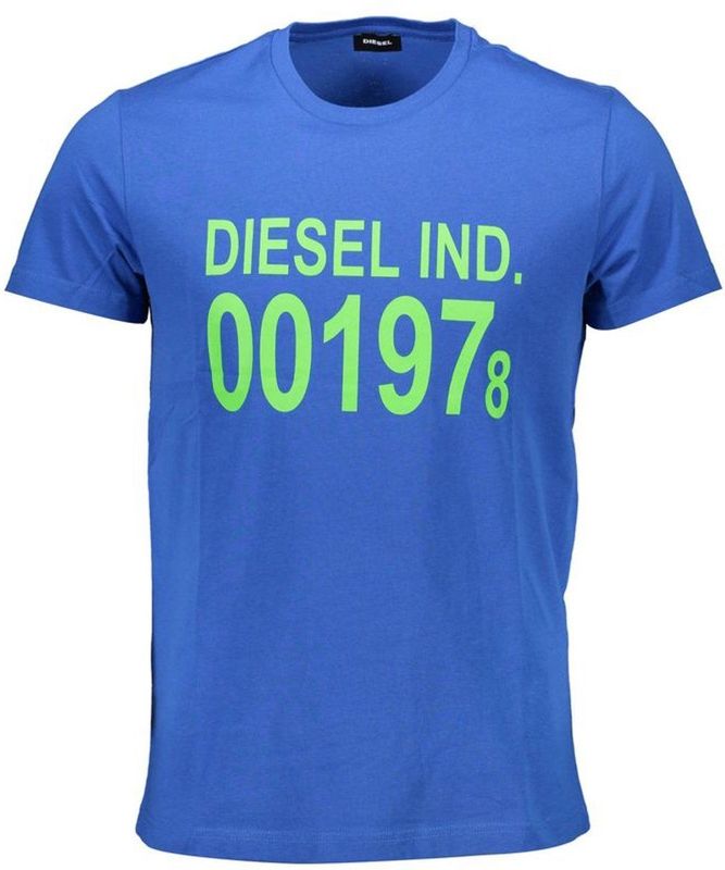 Heren Diesel T-DIEGO T-Shirt in Blauw