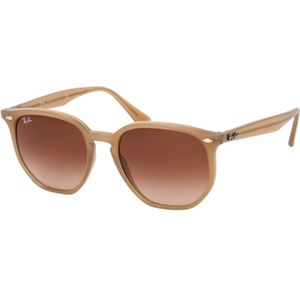 Ray-Ban Rb4306 616613 54 - vierkant zonnebrillen, unisex, bruin