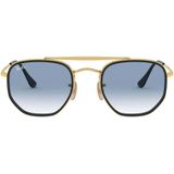 Ray-Ban The Marshal II Rb3648M 91673F 52 - vierkant zonnebrillen, unisex, goud