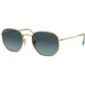 Ray-Ban, Accessoires, Dames, Blauw, M, Rb 3548 Zonnebril Zeshoekige platte lenzen gepolariseerd