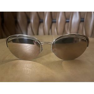 Bvlgari dames zonnebril BV6131 - 20374Z roségoudkleurig frame met roségouden spiegelglazen 58mm