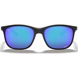 Ray-Ban Chromance Rb4330Ch 601Sa1 56 - vierkant zonnebrillen, unisex, zwart, polariserend spiegelend