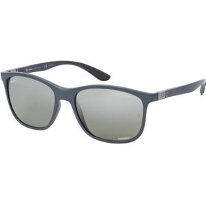 Ray-Ban Chromance Rb4330Ch 60175J 56 - rechthoek zonnebrillen, unisex, grijs, polariserend