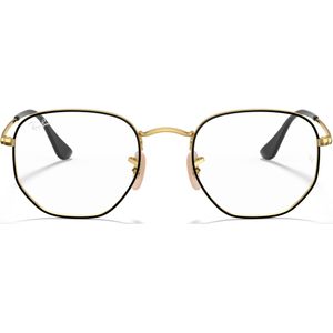 Ray-Ban - Hexagonal RX6448 - Bril - Zwart - Metaal