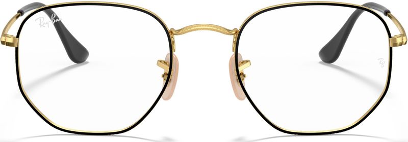 Ray-Ban - Hexagonal RX6448 - Bril - Zwart - Metaal