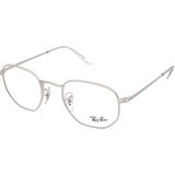 Ray-Ban - RX6448 Hexagonal - Optische Monturen - Zilver - Metaal - Geometrisch
