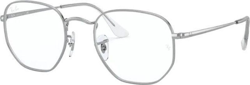 Ray-Ban - RX6448 Hexagonal - Optische Monturen - Zilver - Metaal - Geometrisch