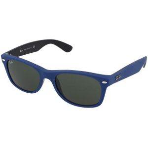 Ray-Ban, Rb 2132 NEW Wayfarer Zonnebril voor heren Blauw, Heren, Maat:55 MM