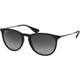 Ray-Ban Erika Rb4171 622/T3 54 - rond zonnebrillen, vrouwen, zwart, polariserend