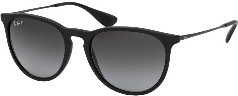 Ray-Ban RB 4171 ERIKA Damen-Sonnenbrille Vollrand Panto Kunststoff-Gestell, braun