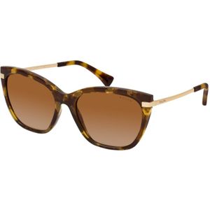 Ralph door Ralph Lauren zonnebril RA5267 583613 Glansende spons Havana Brown Gradiënt | Sunglasses